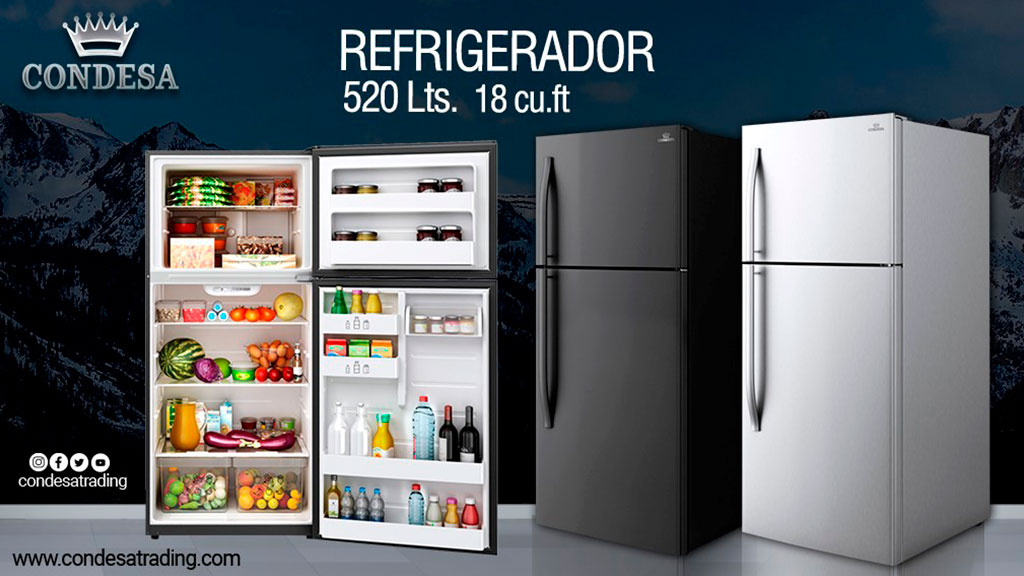 Refrigerador Condesa 220L plata - Multimax Store