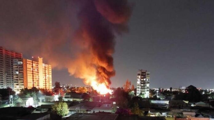 Incendio por gas- Chile