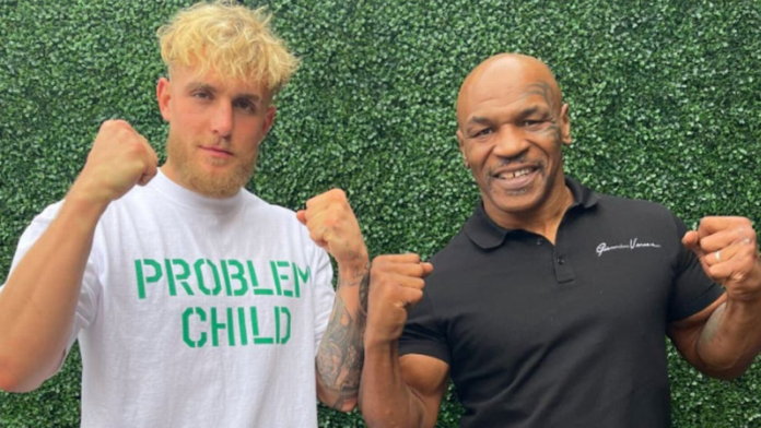 Tyson y Jake Paul pelean